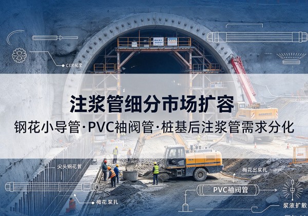 太康注浆管细分市场扩容，隧道钢花小导管、PVC 袖阀管、桩基后注浆管需求分化